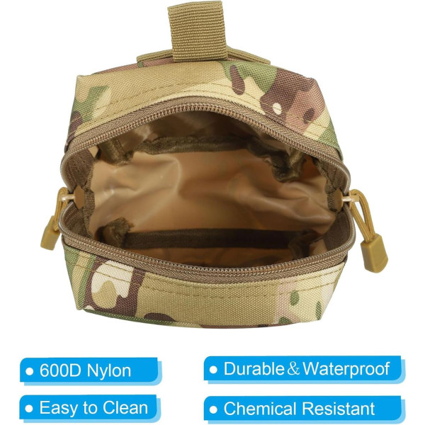 Підсумок Mini-IFAK МУЛЬТИКАМ міні (11x15x6) на MOLLE, Нейлон 600D, з термоізоляцією EPE